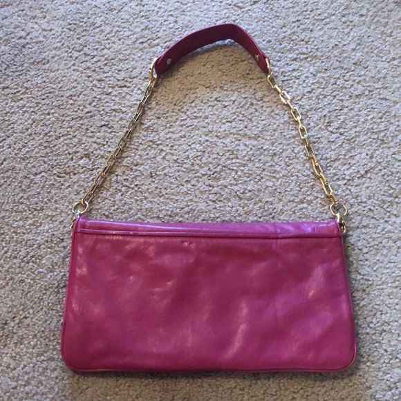 Raspberry Tory Burch Clutch - Picture 2 of 11